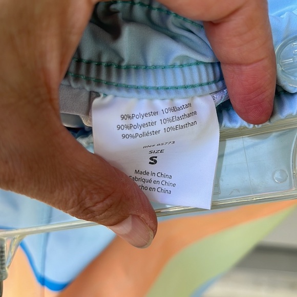 O’Neill Smash Up Volley Swim Trunks Board Shorts sz S Pale Blue - Picture 11 of 11